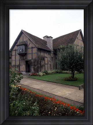 Framed Home of William Shakespeare, Stratford-upon-Avon, England Print
