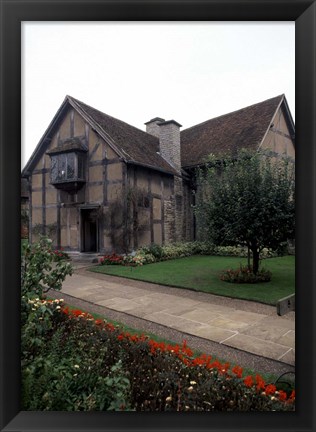 Framed Home of William Shakespeare, Stratford-upon-Avon, England Print