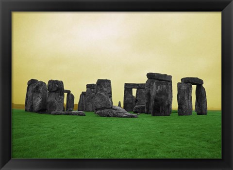 Framed Stonehenge, England Print