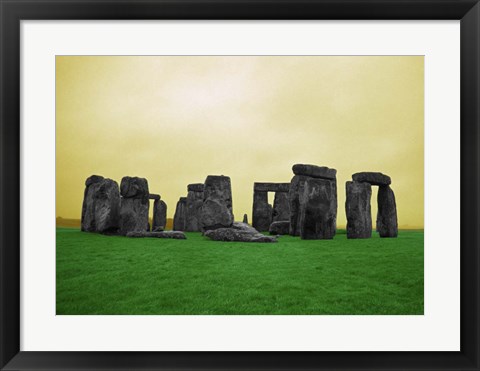 Framed Stonehenge, England Print