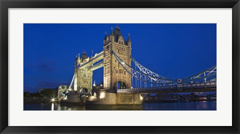 Framed UK, London, Tower Bridge and River Thames Print