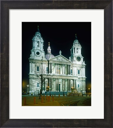 Framed St Paul&#39;s Cathedral, London, England Print