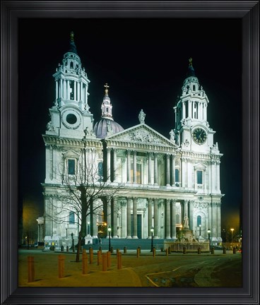 Framed St Paul&#39;s Cathedral, London, England Print