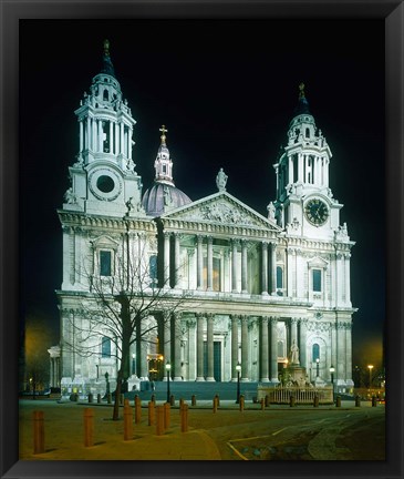 Framed St Paul&#39;s Cathedral, London, England Print