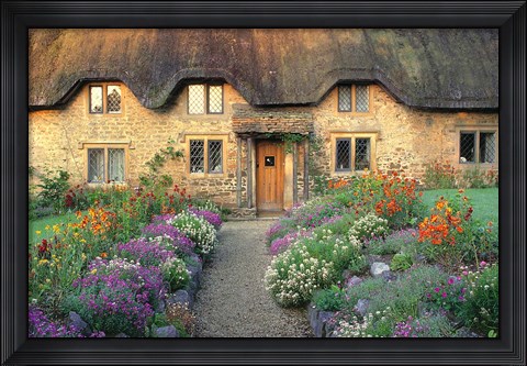 Framed England, Chippenham, Cotswold Stones of Home Print