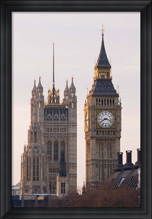 Framed Big Ben Morning, London, England Print