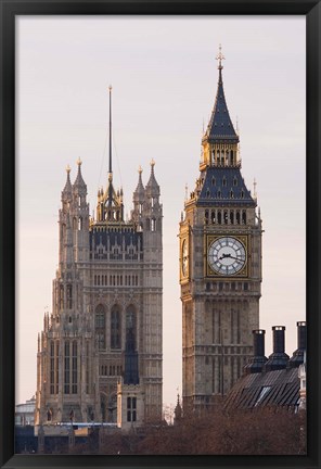 Framed Big Ben Morning, London, England Print