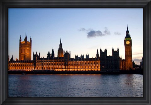 Framed Big Ben, Houses of Parliament, London, England Print