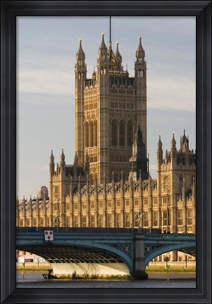 Framed Houses of Parliament, London, England Print