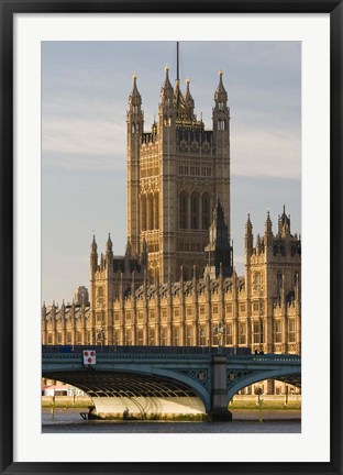 Framed Houses of Parliament, London, England Print