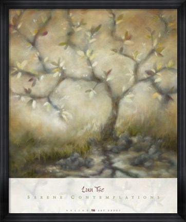 Framed Lun Tse - Serene Contemplation Print