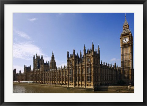 Framed UK, London, Big Ben and Houses of Parliament Print