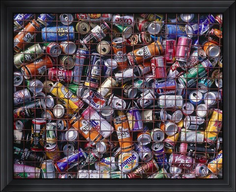 Framed Recycling, England Print