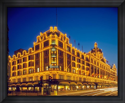 Framed Harrods, London, England Print