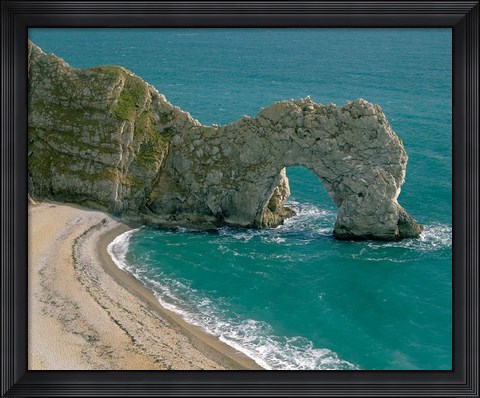 Framed Durdle Door in Lulworth Cove, Dorset, England Print