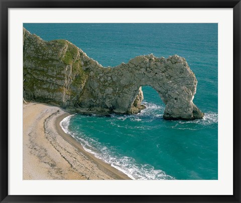 Framed Durdle Door in Lulworth Cove, Dorset, England Print