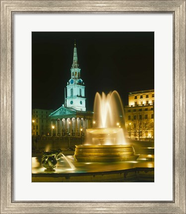 Framed Trafalgar Square, London, England Print