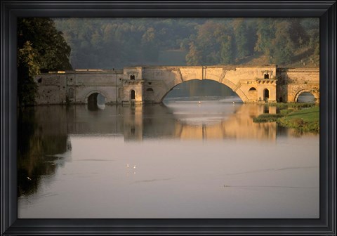 Framed Grand Bridge, Blenheim Palace, Woodstock, Oxfordshire, England Print