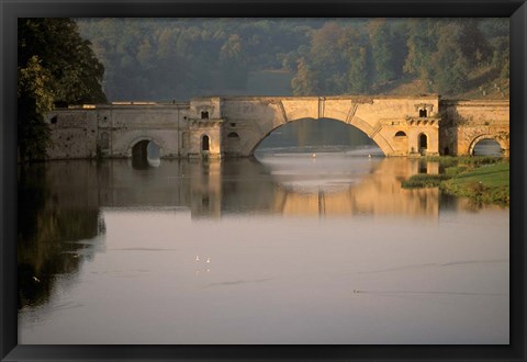 Framed Grand Bridge, Blenheim Palace, Woodstock, Oxfordshire, England Print