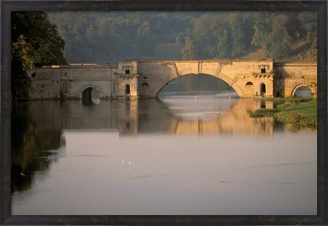 Framed Grand Bridge, Blenheim Palace, Woodstock, Oxfordshire, England Print