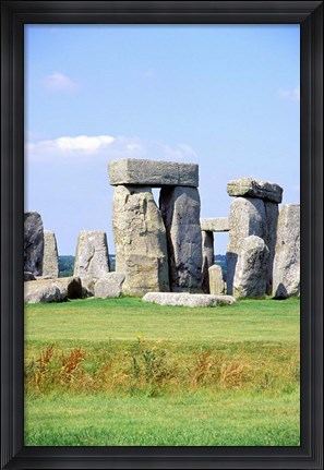 Framed England Stonehenge Print