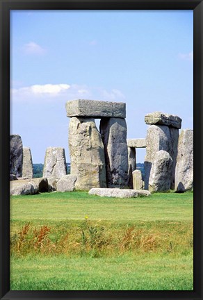 Framed England Stonehenge Print