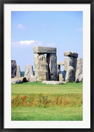 Framed England Stonehenge Print