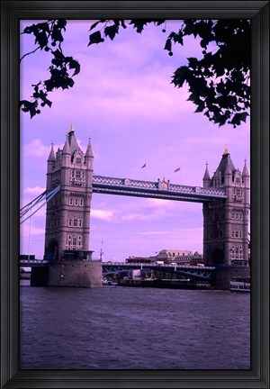 Framed Tower of London Bridge, London, England Print
