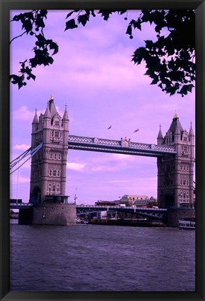 Framed Tower of London Bridge, London, England Print