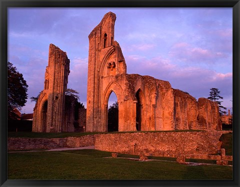 Framed Glastonbury Abbey, England Print