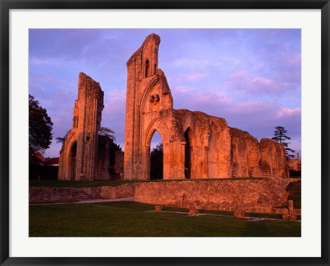 Framed Glastonbury Abbey, England Print