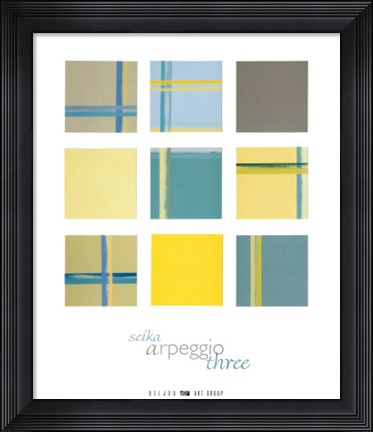 Framed Arpeggio Three Print