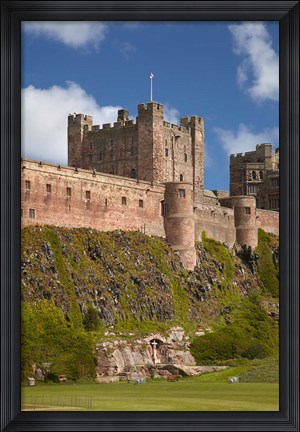 Framed Bamburgh Castle, Bamburgh, Northumberland, England Print