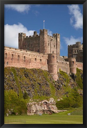 Framed Bamburgh Castle, Bamburgh, Northumberland, England Print