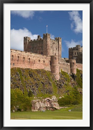 Framed Bamburgh Castle, Bamburgh, Northumberland, England Print