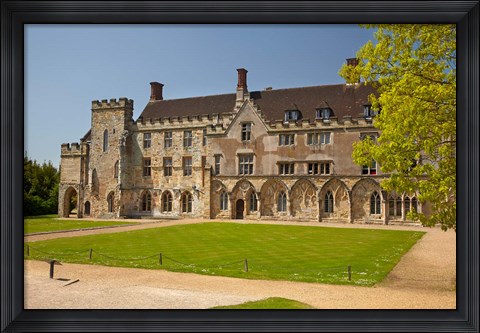 Framed Battle Abbey School, Battle, East Sussex, England Print