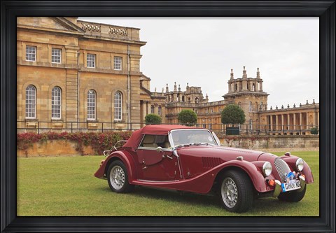 Framed Classic cars, Blenheim Palace, Oxfordshire, England Print