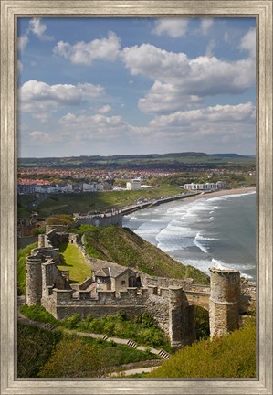 Framed Scarborough Castle, Scarborough, North Yorkshire, England Print