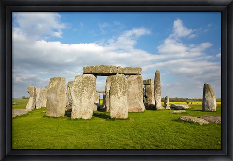 Framed Stonehenge (circa 2500 BC), UNESCO World Heritage Site, Wiltshire, England Print