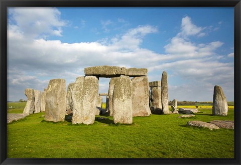 Framed Stonehenge (circa 2500 BC), UNESCO World Heritage Site, Wiltshire, England Print