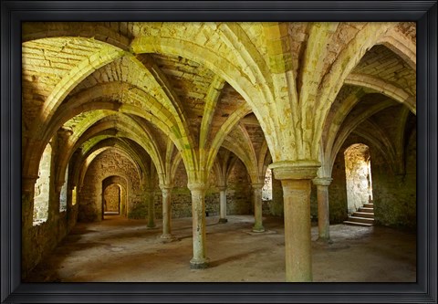 Framed Novices&#39; Room, Battle Abbey, Battle, East Sussex, England Print