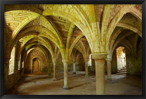 Framed Novices&#39; Room, Battle Abbey, Battle, East Sussex, England Print