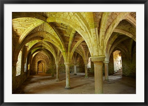 Framed Novices&#39; Room, Battle Abbey, Battle, East Sussex, England Print