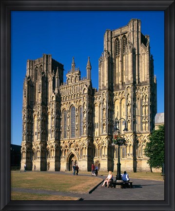 Framed Wells Cathedral, Somerset, England Print