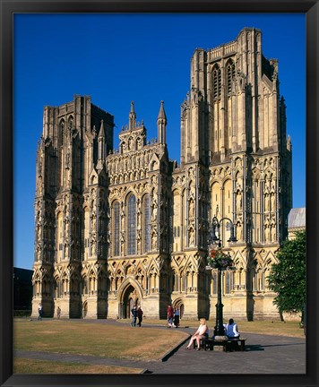 Framed Wells Cathedral, Somerset, England Print