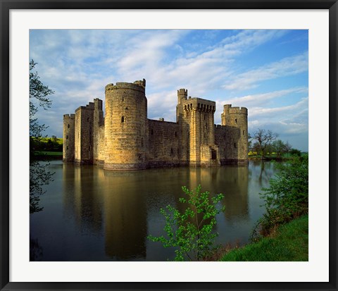 Framed Bodiam Castle, Sussex, England Print