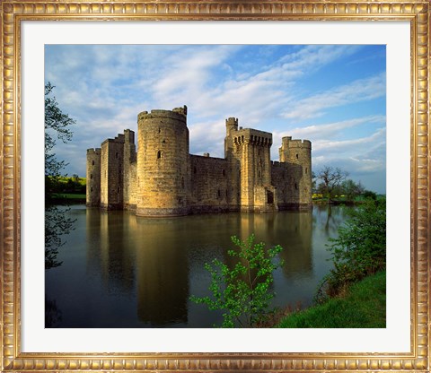 Framed Bodiam Castle, Sussex, England Print