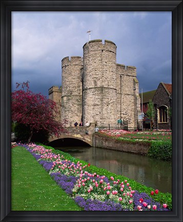 Framed River Stour, Canterbury, Kent, England Print