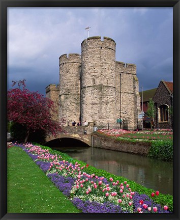 Framed River Stour, Canterbury, Kent, England Print