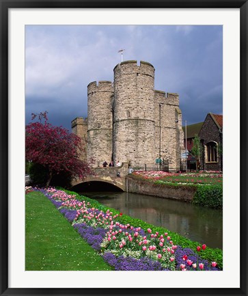 Framed River Stour, Canterbury, Kent, England Print